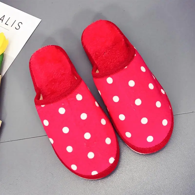 

Autumn Soft Slippers Casual House Cotton Portable Indoor Washable Warm Slipper