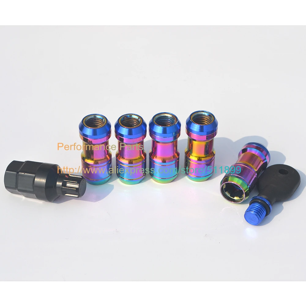 Lyj 車ホイールラグナットネオクロームロックナットホイールナット M12 P1 5 レーシングホイールナット Nut Wheel Nut Nutnut Lock Aliexpress