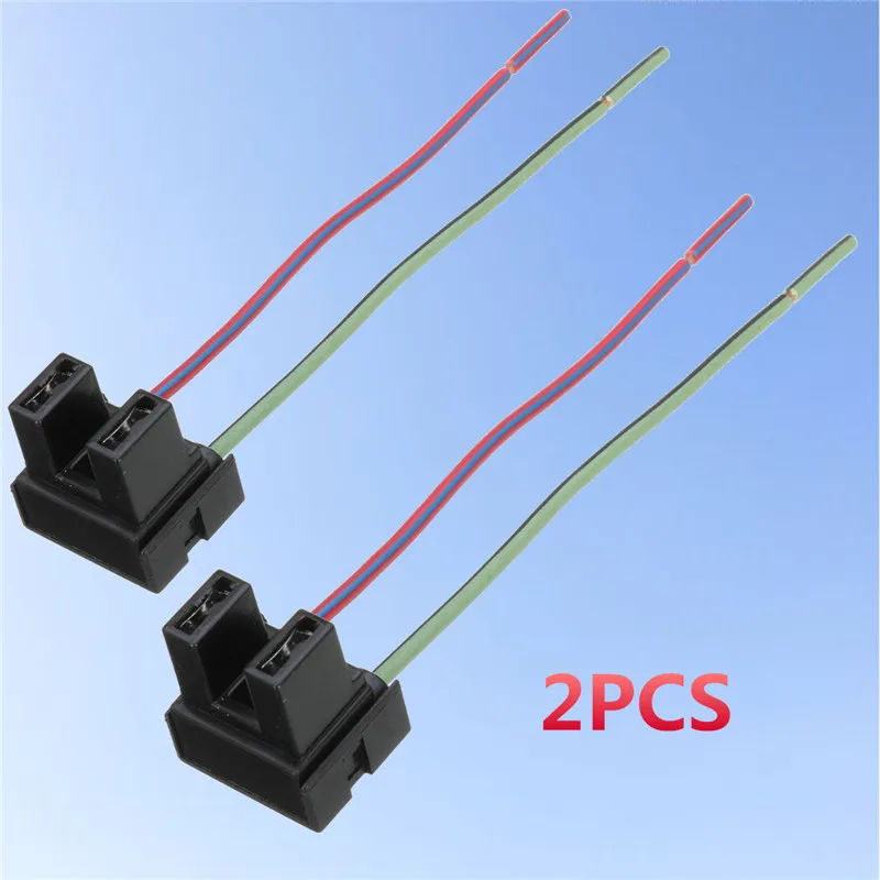 2PCS H7 2 Pins Headlight Repair Bulb Holder Connector Plug Wire Socket BT rc VX