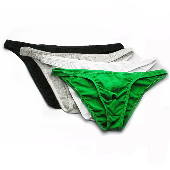 Retail high quality Men's sexy Pouch G String Thong cotton gay men