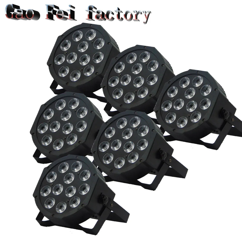 

6pcs/lot, Die-casting aluminum LED Par 12x12w RGBW 4in1 wash light stage wedding disco Chinese production