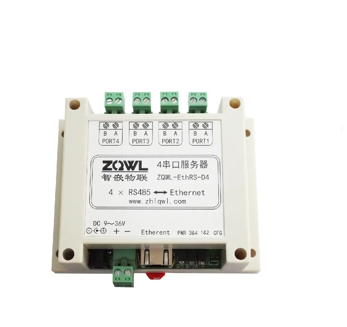 

4-Channel RS485 Series Oral Server/Industrial/Modbus TCP to RTU/Guide Installation