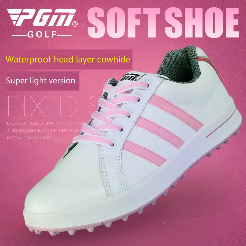 جولف أحذية للنساء ماء جديد الغولف الأحذية عدم الانزلاق تنفس أحذية الجولف