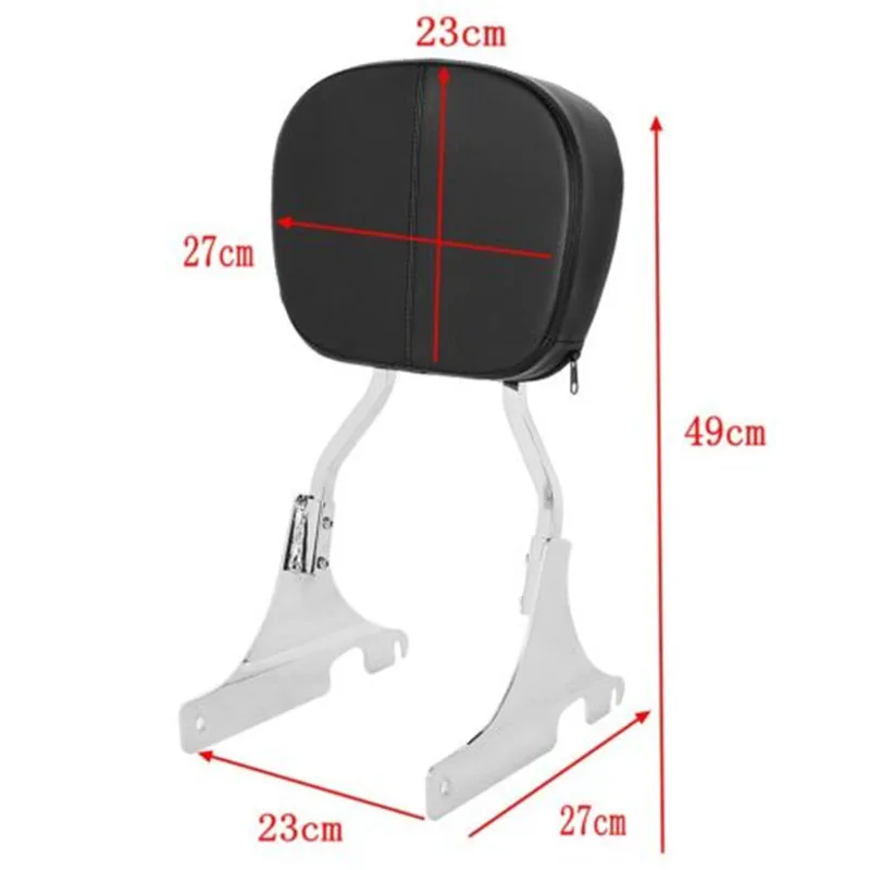 Жесткая спинка сидси бар для Harley Softail Heritage Спрингер FLSTS 1997-1999 ночной поезд FXSTB 1998-1999 на заказ мотоцикл