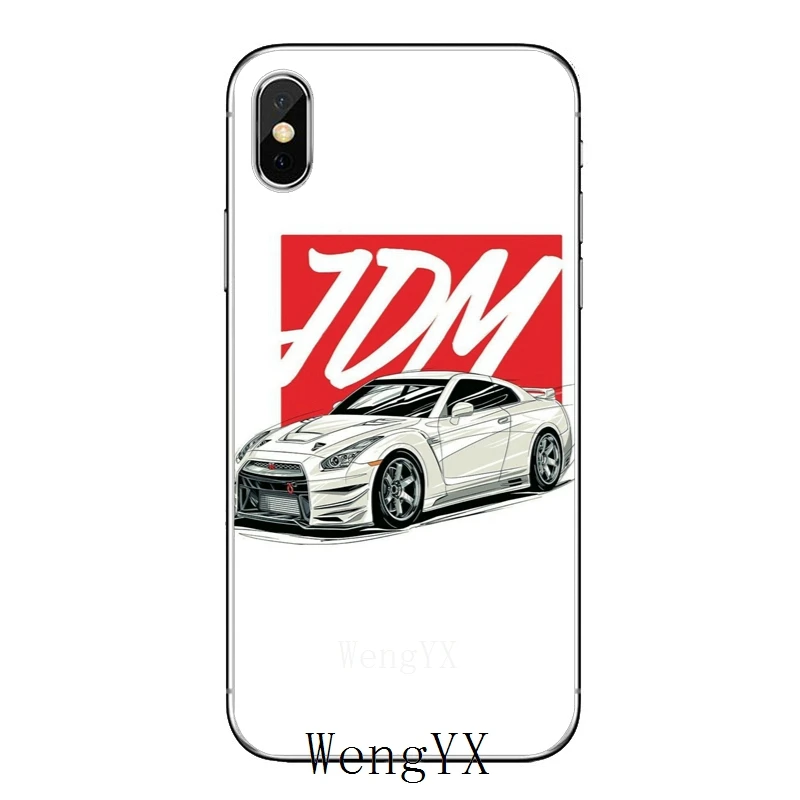 Тонкий, из ТПУ, мягкий чехол для телефона Apple iPhone X XR XS Max 8 7 6s 6 plus SE 5S 5c 5 4S 4 Racing Drift Cars Auto JDM - Цвет: Racing-JDM-car-A-12