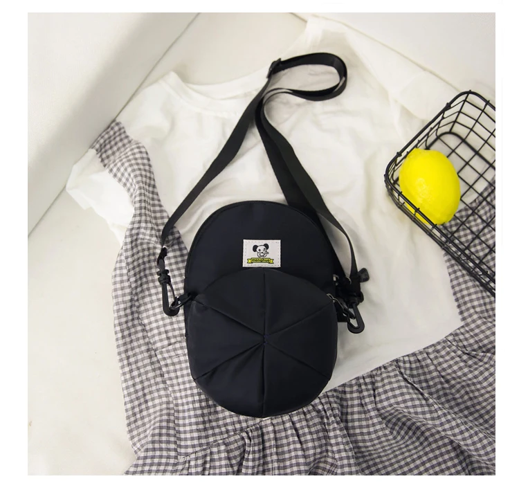 Menghuo New Hot Model Hat Shape Women Nylon Crossbody Bag Cute Handbags Shoulder Bags Creative Lady Messenger Cross body Bags00_32_13
