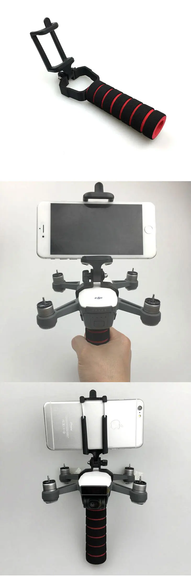 DJI Spark портативный ручной шарнирный адаптер DIY камера стабилизатор палка для дрона DJJ Spark часть стабилизатор телефон крепление Сторонник