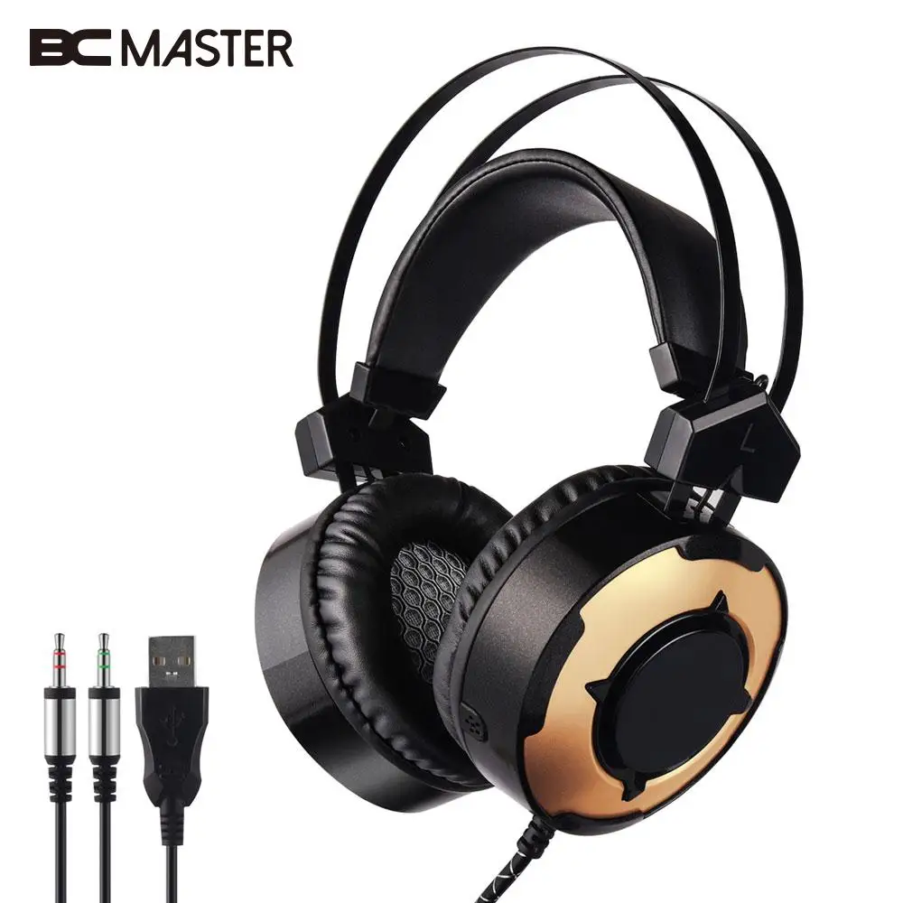 

Premium Game Headset Stereo Headphone Wired Earphone Pads Computer Laptop M1 Colourful Lamp Effect 3.5mm PUBG/LOL/WOW