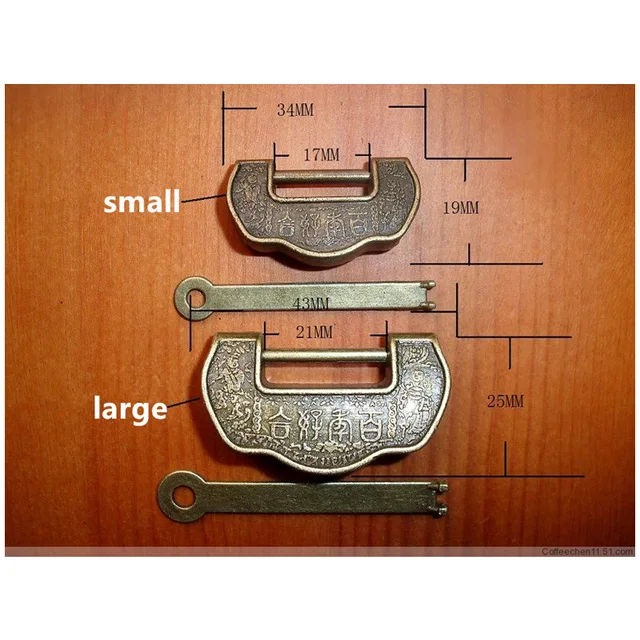 

1PCS Vintage Chinese Metal Jewelry Chest Box Suitcase Case Buckles Toggle Hasp Latch Catch Clasp Furniture Hardware