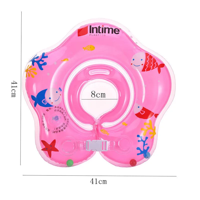 Летняя мода Intime бренд плавательный круг для детей двойная независимая подушка безопасности структура надувной плавательный круг шеи кольцо