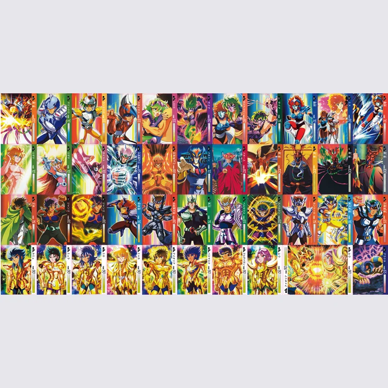 

2019 45pcs Saint Seiya Super Ultra Instinct Action Toy Figures Commemorative Edition Game Collection Cards