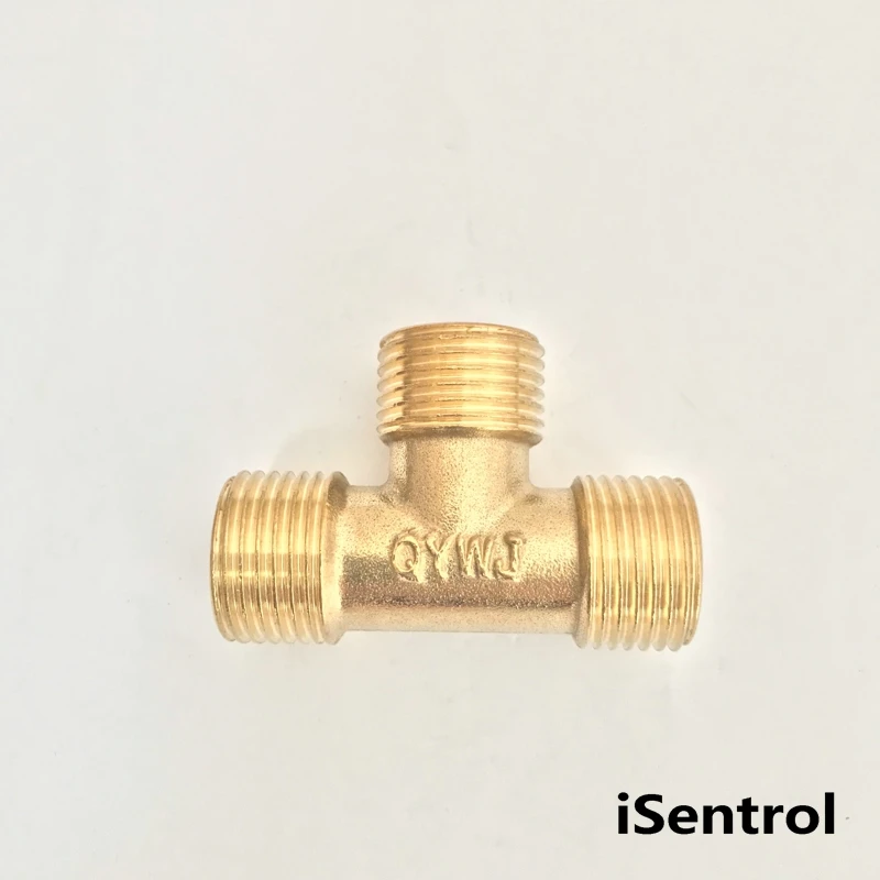 

Brass Tee BSP 1/2 inch all male thread