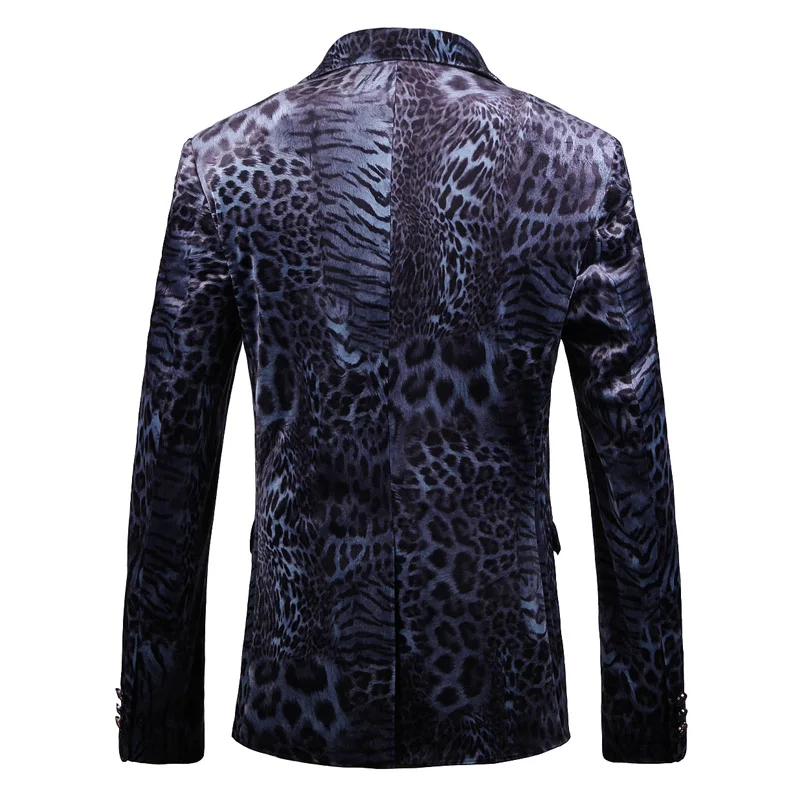 PAULKONTE 2019 New Leopard Print Mostly Male Blazer Suit Top High Quality Nightclub Party Wedding Slim Fit Man's Jacket PAULKONTE 2019 New Leopard Print Mostly Male Blazer Suit Top High Quality Nightclub Party Wedding Slim Fit Man's Jacket