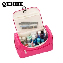 Для женщин водонепроницаемый макияж сумка-Органайзер для путешествий мешок унисекс косметичка с ручкой, для туалета Ручная стирка наборы туалетных принадлежностей Сумки для хранения