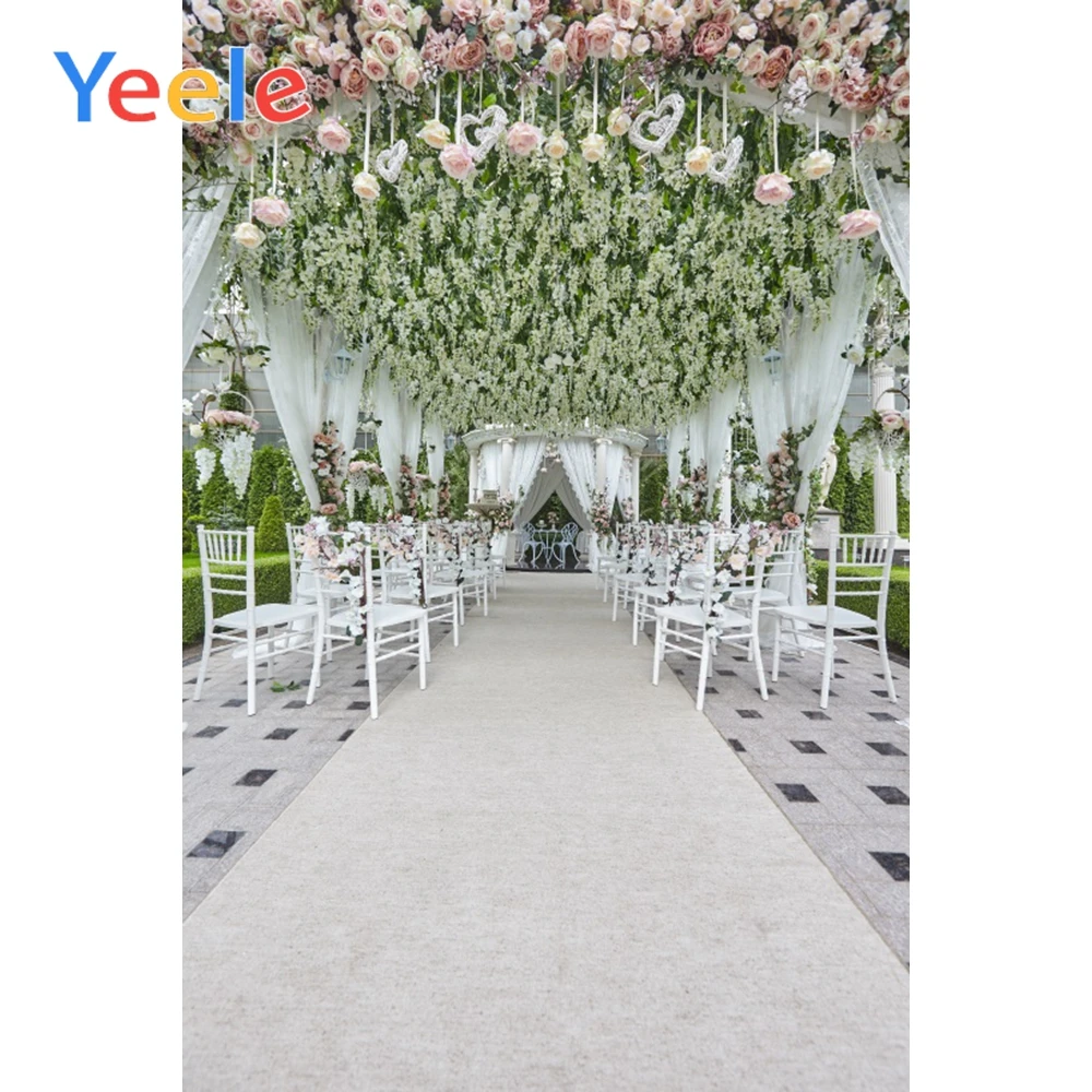 

Yeele Wedding Ceremony Party Posters Scene Portrait Photography Backgrounds Banner Photographic Backdrops Props For Photo Studio
