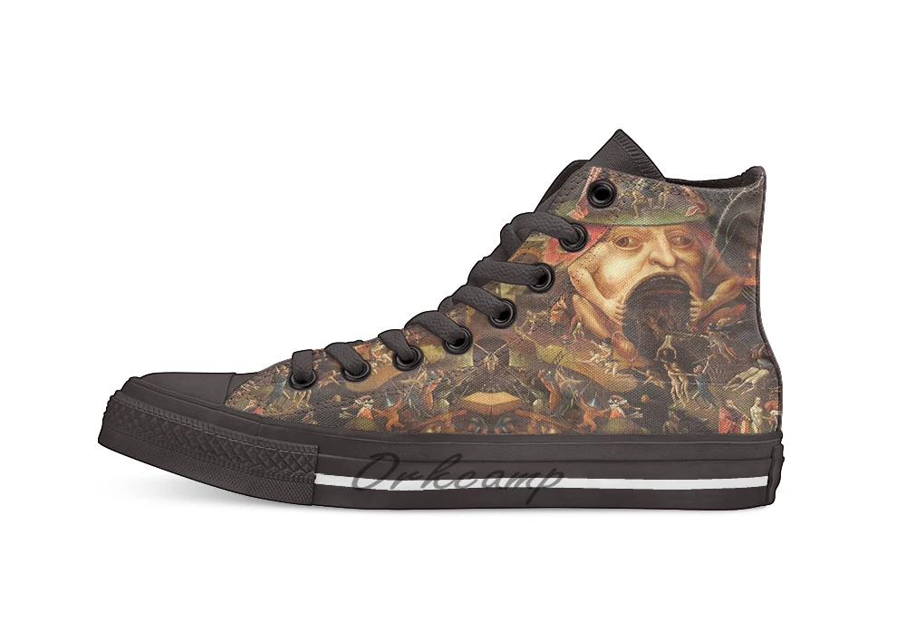 

Insight into Hell 3 by Hieronymus Bosch Novelty Design Casual Canvas Shoes Custom shoes Drop Shipping