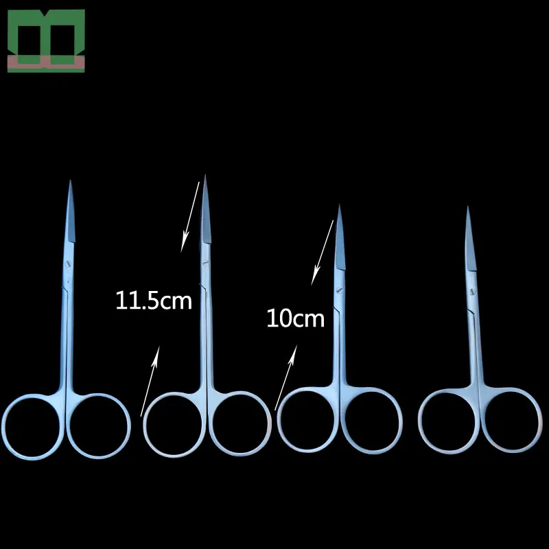 Глазные ножницы из титанового сплава для косметической и пластической хирургии инструменты и инструменты 11,5 см 10 см хирургические ножницы
