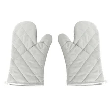 1 шт. хлопковые защитные перчатки кухонные термостойкие для плиты кухонные перчатки для микроволновой печи серые