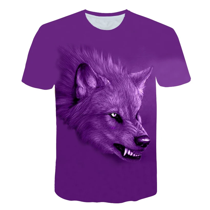

2019 Flame Wolf Printed 3D T shirts Men T-shirts New Design Tops Tees Short Sleeve Shirt Summer Animal Homme Streetwear S-5XL