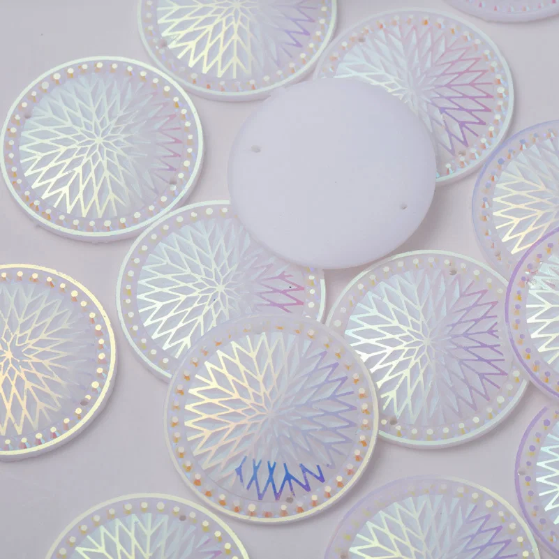White AB cabochon  (2)