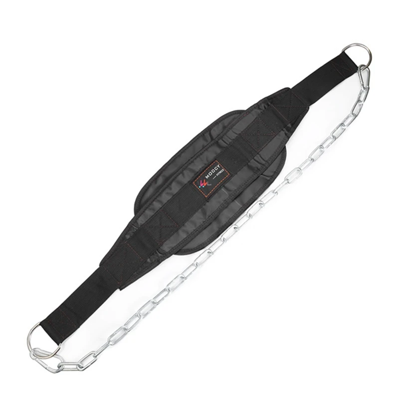 Black Gym Body Waist Strength Training Power Fitness Dip Belt load Lifting Building Dipping Chain Pull Up Black Gym Body Waist Strength Training Power Fitness Dip Belt load Lifting Building Dipping Chain Pull Up