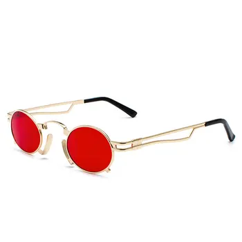 

Vintage Design Steampunk Women Sunglasses Fashion Brand Men Sun Glasses Mirror Shades Oculos de sol Eyewear UV400 Gafas