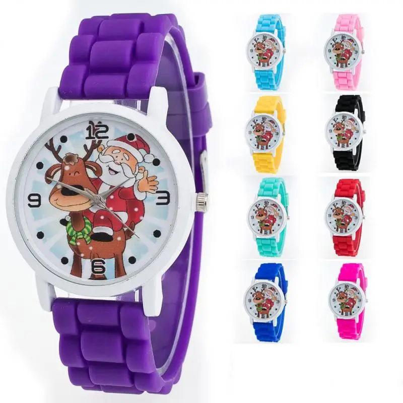 Модные брендовые милые детские кварцевые часы детей цвет Мода силиконовый ремешок для часов наручные часы девушка часики для мальчиков