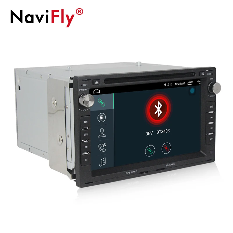 Clearance NaviFly 7" Android 7.1 Car DVD player gps navigation for VW/Volkswagen/PASSAT/B5/MK5/GOLF/POLO/TRANSPORTER 2G RAM 2din 4G LTE 2