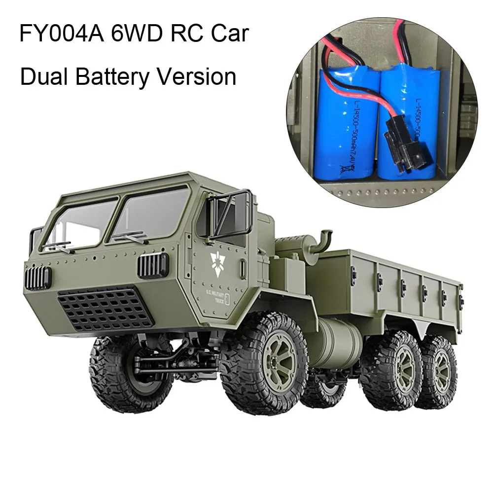 Fayee FY004A 1/16 радиоуправляемая военная машина 6WD гусеничный внедорожный