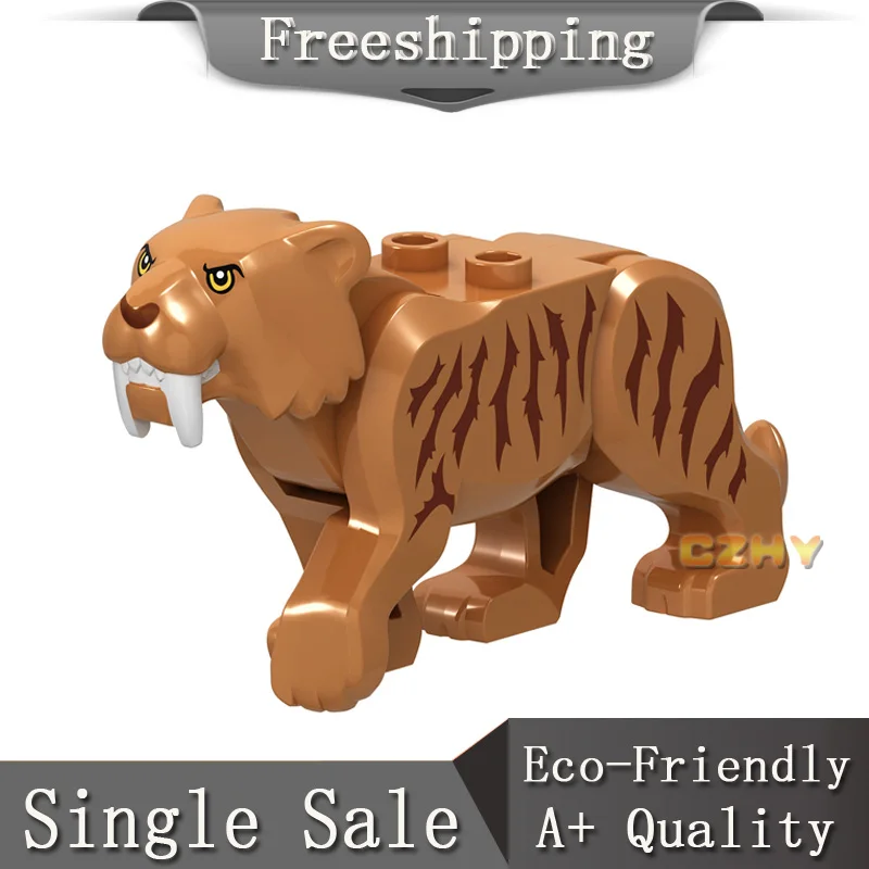 Черный медведь полор Legoingly животные Mammuthus primigenius Victor Creed machairodus Фигурки Волк