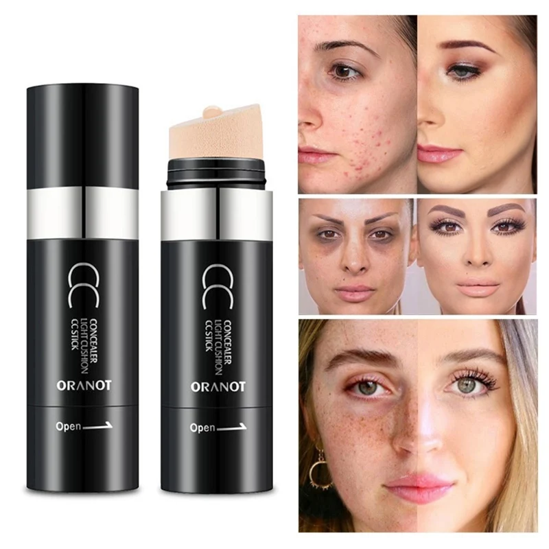 

2019 CC Cream Moisturizing Waterproof Foundation Natural Primer Air Cushion Makeup concealer for face Whitening Concealer Stick
