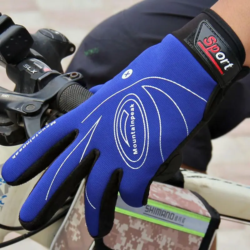 مكافحة الانزلاق يندبروف ركوب إصبع كامل قفازات دراجة دراجة دراجة نارية التكتيكية القفازات تعمل باللمس الرياضة قفازات التزلج قفاز