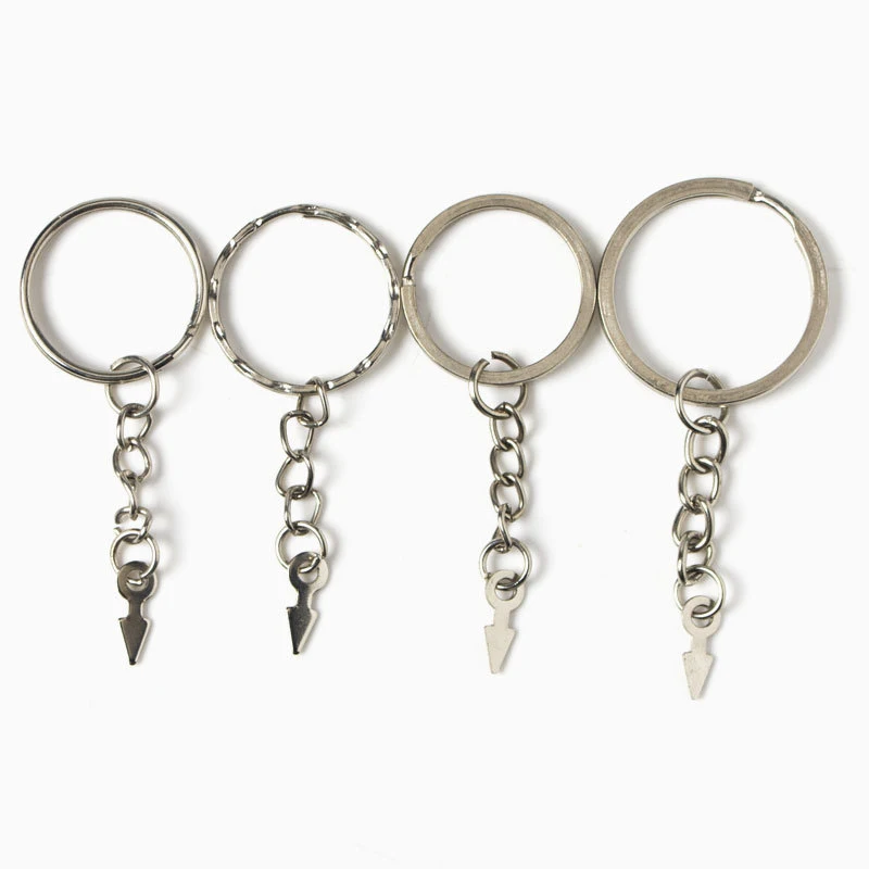 

20pcs/lot Size 25mm 30mm 4 Styles Key Chains Key Ring Round Split Keyrings Keychain for Bags DIY Jewelry Making Materrials