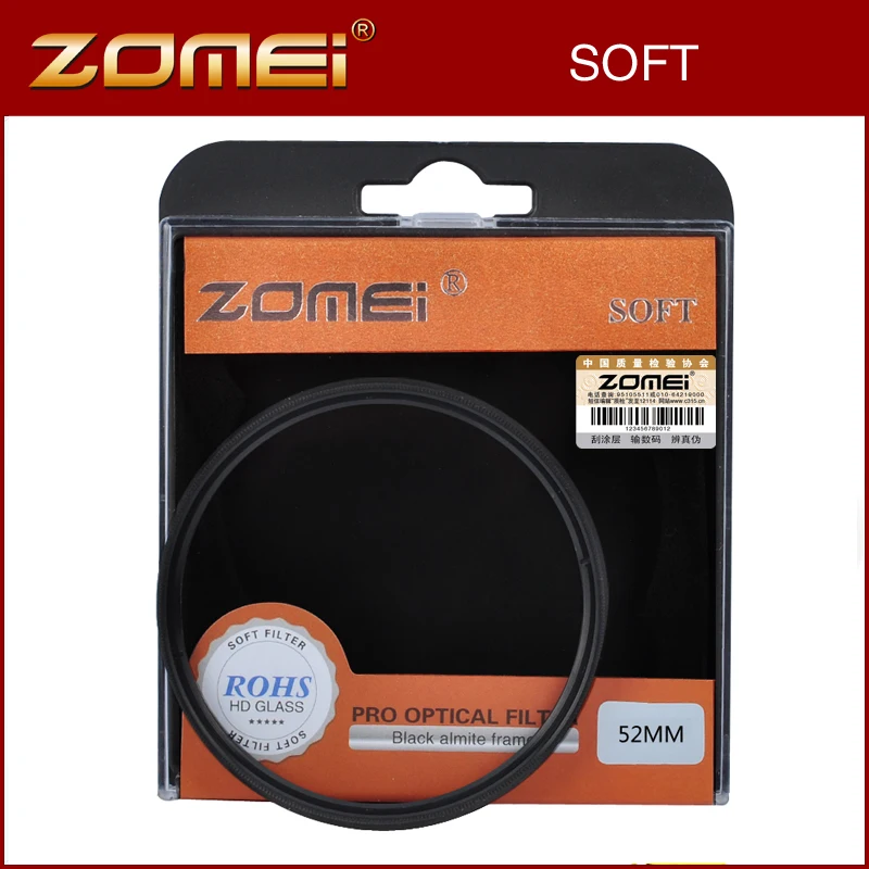 Zomei 52/55/58/62/67/72/77/82mm Diffuser Soft Focus Filter Effect Hazy