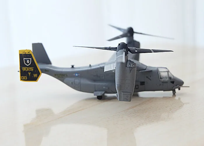 1/144 масштабная литая под давлением модель самолета Boeing Bell V-22 Osprey Modelismo Военный транспортный самолет из сплава игрушки для детей