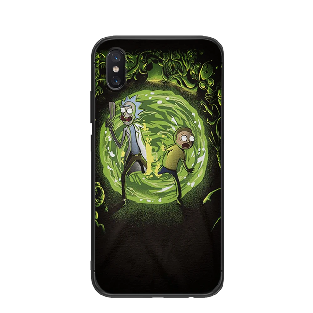 Мягкий ТПУ чехол Rick and Morty для Xiaomi Redmi Mi6 8 9 A1 A2 F1 Plus 5/5 M8 Lite силиконовый задней панели