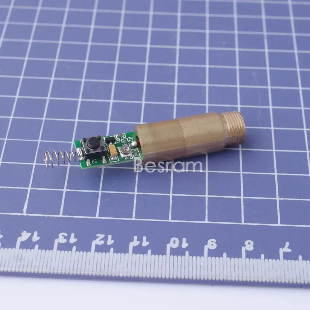 D = 12 мм 532 нм зеленый лазерный модуль Диод 5 мВт 10 3VDC латунный корпус|green laser diode