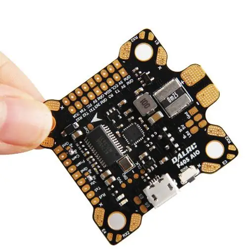 

DALRC F405 AIO Flight Control high quality MCU STM32F405RGT6 Built in OSD BEC 9V/3A PDB for FPV Freestyle Drone