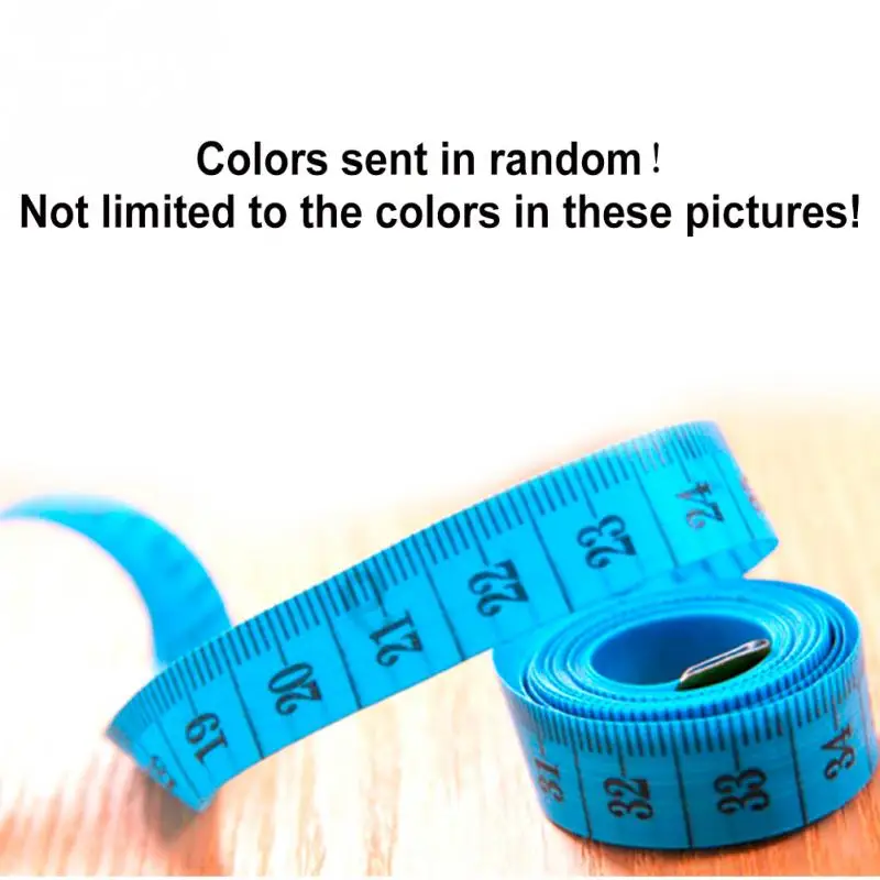 

1PCS Body Measuring Ruler Sewing Tailor Tape Soft Flat 59 Inch ,random color 1.5 M Sewing Ruler