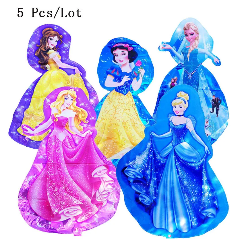 

helium foil princess balloon cartoon character balloons party supplies happy birthday cheap kids baby birthday party balloon