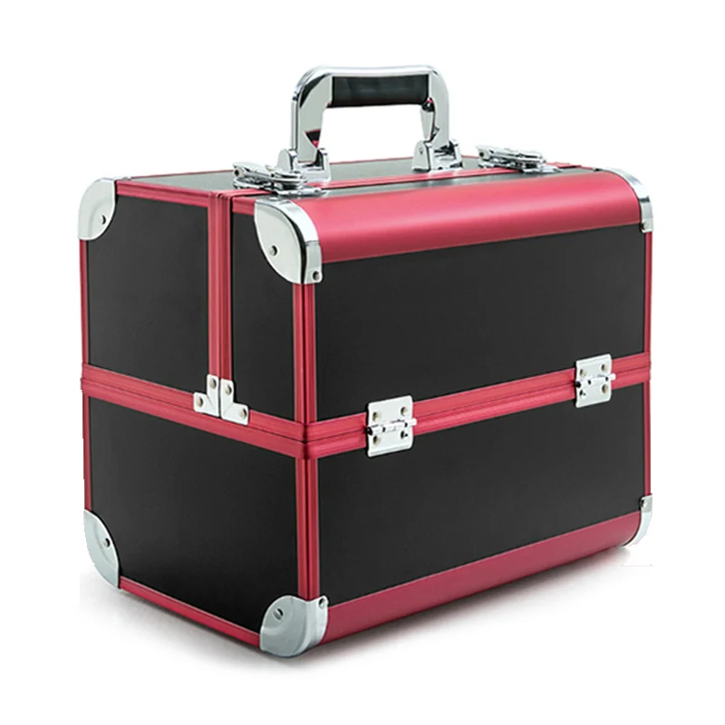 

Portable Professional Cosmetic Bag Suitcases For Cosmetics Large Capacity Women Travel Makeup Bags Box Manicure Cosmetology Case