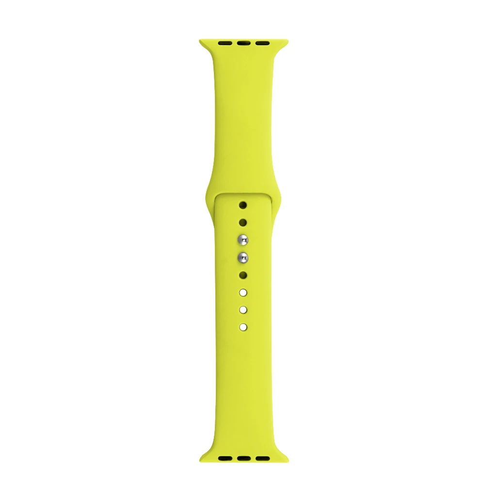 Двойная пряжка спортивный силиконовый ремешок для apple watch Series 4321 замена Браслет ремешок для часов Ремешок для apple watch 42 38