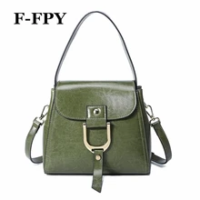 Натуральная кожа сумки на плечо Новинки для женщин для отдыха сумки масло воск кожаные женские Crossbody сумка женская сумка дизайнер кошелек