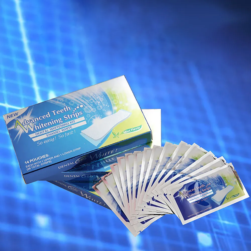 

Stain Removal Advanced Teeth Whitening Strips Double Elastic Gel Oral Health Remove The Stains Make Teeth White And Glare