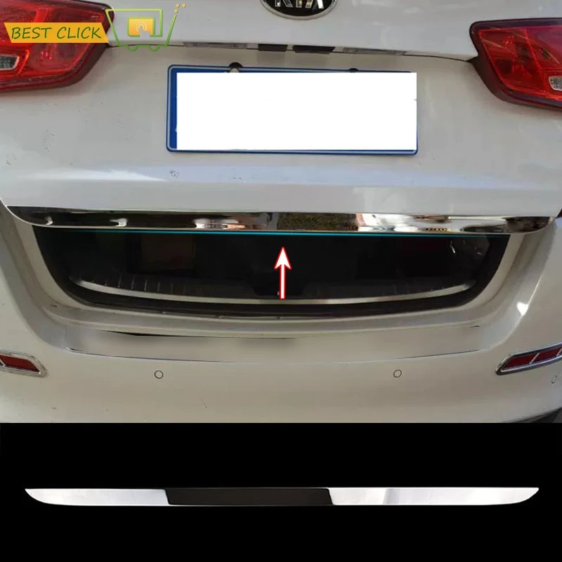 For Kia Optima K5 2011 2015 Chrome Rear Trunk Back Door Cover Tail Gate
