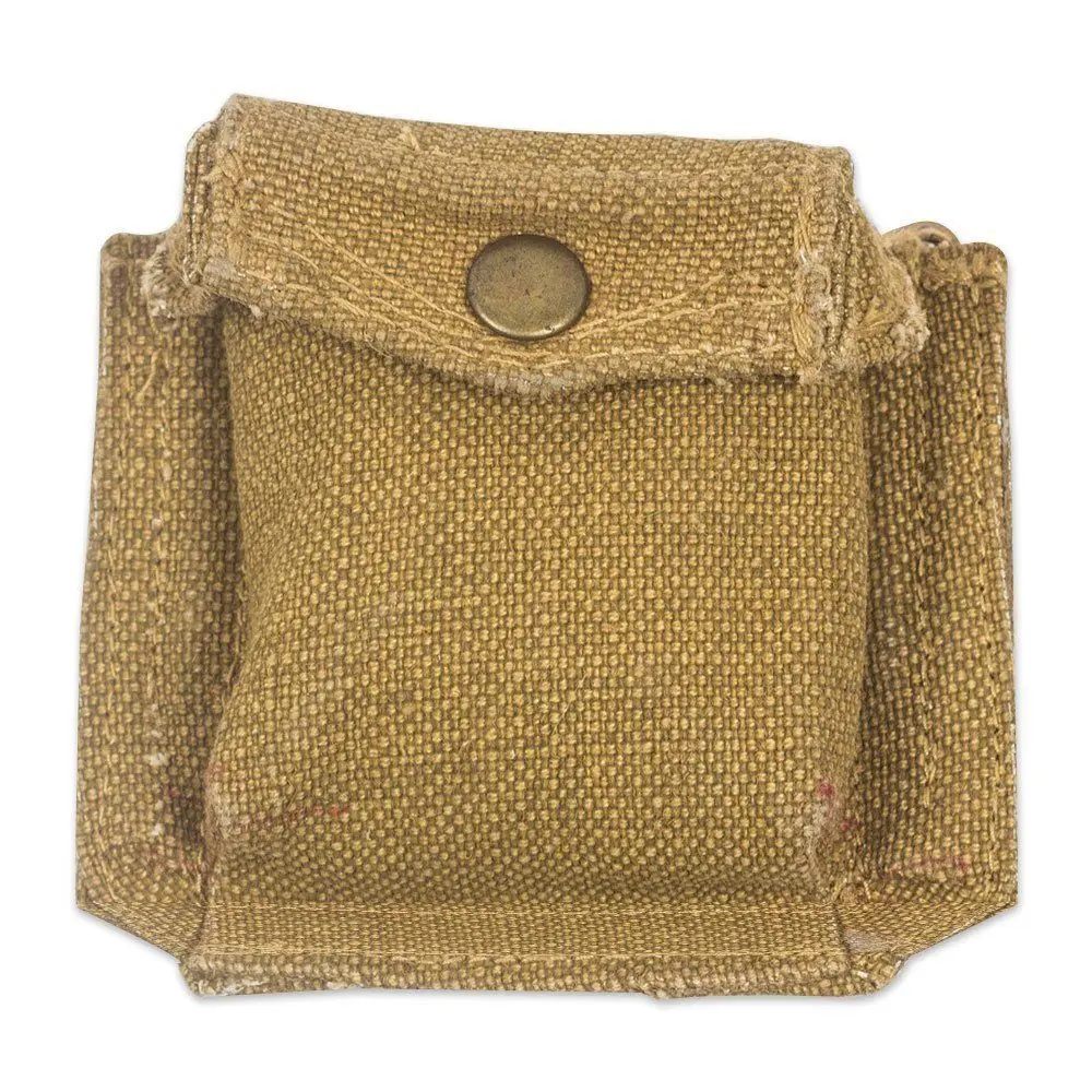 WWII WW2 UK BRITISH ARMY P37 MILITARY DEBRIS BAG SQUARE COMPASS POUCH - World military Store | Спорт и развлечения