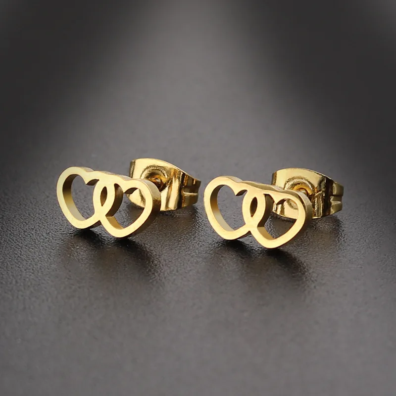 gold earrings