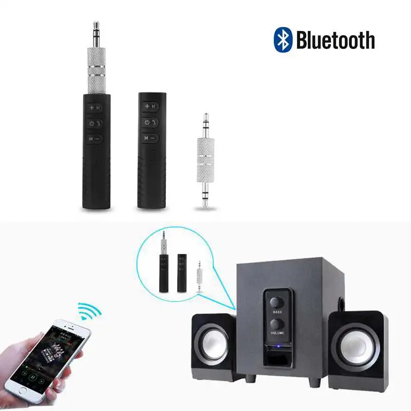Комплект беспроводной связи Bluetooth со штекером 3 5 мм для автомобиля адаптер