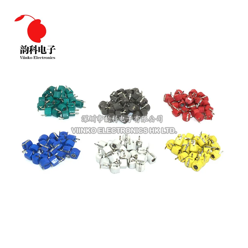 

20pcs JML06-1 6mm 5PF 10PF 20PF 30PF 40PF 50PF 60PF 70PF 120PF trimmer Adjustable capacitor 5P 10P 20P 30P 40P 50P 60P 70P 120P