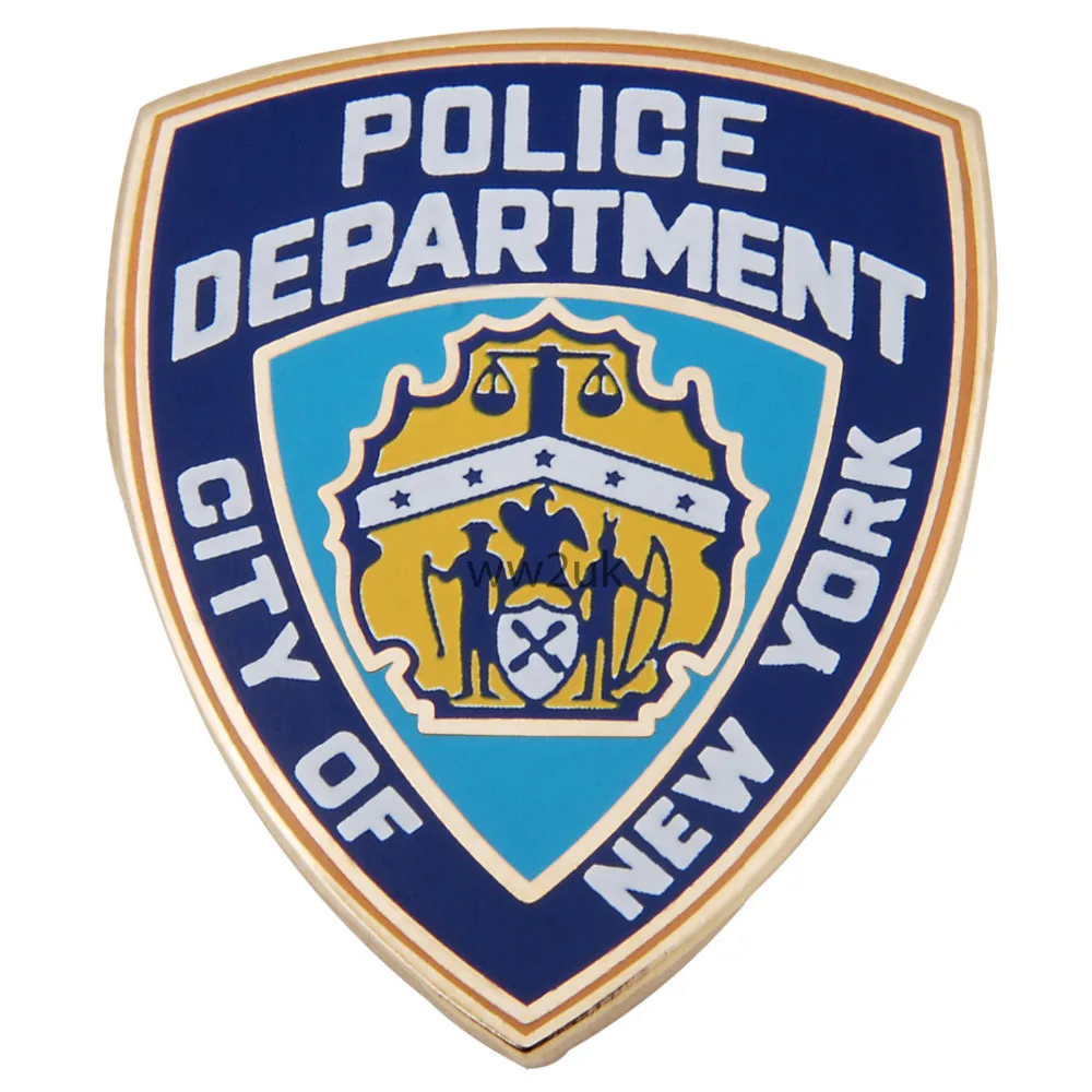 

NEW US CITY OF NEW YORK POLICE DEPARTMENT METAL BADGE PIN INSIGNIA